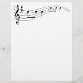 音楽文字 チラシ (正面)