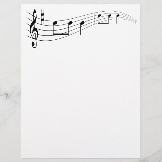 音楽文字 チラシ (正面)