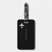 音楽旅行 ラゲッジタグ (裏面縦)