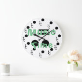 音楽時間音楽的なテーマの装飾の時計 ラージ壁時計 (ホーム)