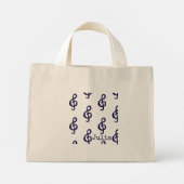 音楽最高の先生トートバッグ ミニトートバッグ (裏面)