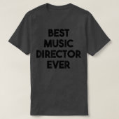 音楽最高の監督 Tシャツ (デザイン正面)