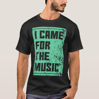 音楽来に賛成だ Tシャツ