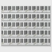 音楽業界のテーマ ラッピングペーパー (フラット)