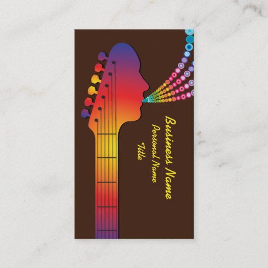 音楽業界の名刺 名刺 (正面)