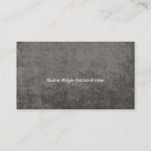 音楽業界カードギター赤いDJ 名刺 (裏面)