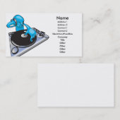 音楽業界カード背景 名刺 (正面/裏面)