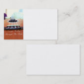 音楽業界カード。 (ウクレレのロゴ) 名刺 (正面/裏面)