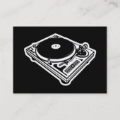 音楽業界カード-ターンテーブル- DJ 名刺 (裏面)