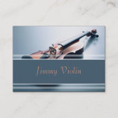 音楽業界カード-バイオリン 名刺 (裏面)