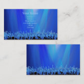 音楽業界カード-ピットは押し寄せます 名刺 (正面/裏面)