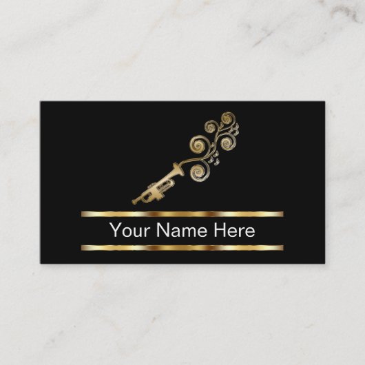 音楽業界カード 名刺 (正面)