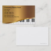 音楽業界カード 名刺 (正面/裏面)