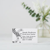 音楽業界カード 名刺 (スタンド正面)