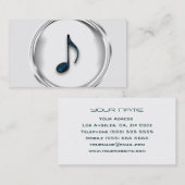 音楽業界カード 名刺 (正面/裏面)