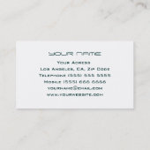 音楽業界カード 名刺 (裏面)