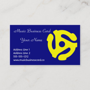 音楽業界カード 名刺