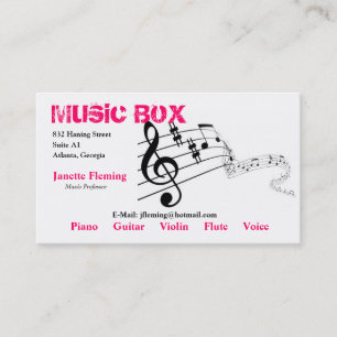 音楽業界カード 名刺