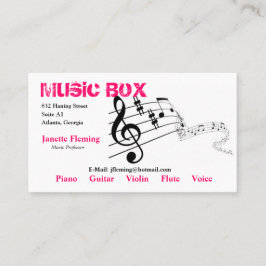 音楽業界カード 名刺