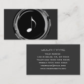 音楽業界カード 名刺 (正面/裏面)