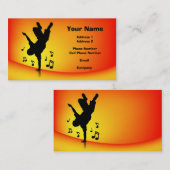 音楽業界カード- Breakdance 名刺 (正面/裏面)