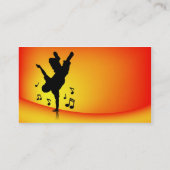 音楽業界カード- Breakdance 名刺 (裏面)