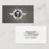 音楽業界ロックバンドミュージシャンギターレッスン 名刺 (正面/裏面)
