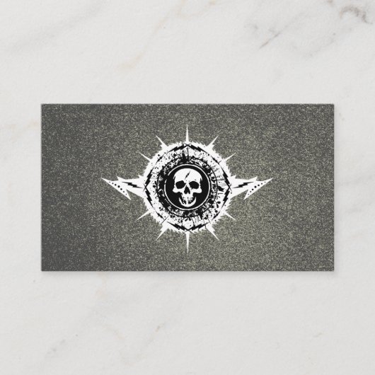 音楽業界ロックバンドミュージシャンギターレッスン 名刺 (正面)