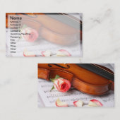 音楽業界 名刺 (正面/裏面)