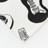 音楽楽器のユーザー名 フリースブランケット (角)