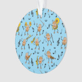 音楽楽器の岩 オーナメント (正面)