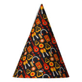 音楽楽器アート パーティーハット (左)