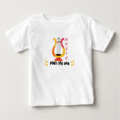 音楽楽器アート ベビーTシャツ (正面)