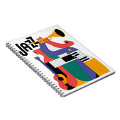 音楽楽器デザイン ノートブック (右側)