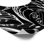 音楽楽器ホワイトポスター ポスター (角)