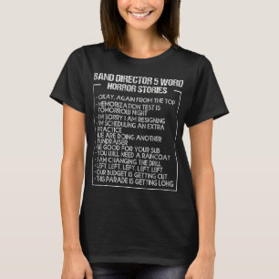 音楽楽器マーチングバンド指揮者 Tシャツ