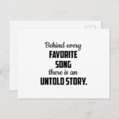 音楽楽器ミュージシャンミュージカルサウンドジャズギフト ポストカード (正面/裏面)