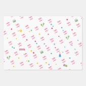 音楽楽器子供の誕生日 ラッピングペーパーシート (正面3)