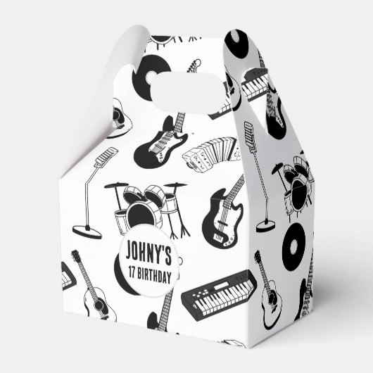 音楽楽器誕生日 フェイバーボックス (正面サイド)