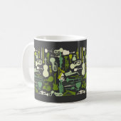 音楽楽器 コーヒーマグカップ (正面左)