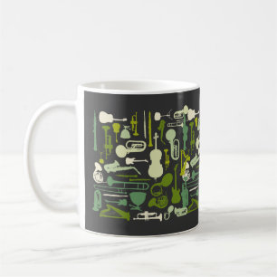 音楽楽器 コーヒーマグカップ