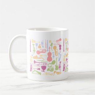 音楽楽器 コーヒーマグカップ