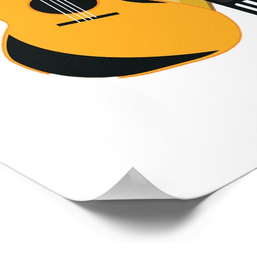 音楽楽器 ポスター (角)