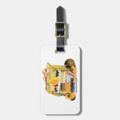 音楽楽器 ラゲッジタグ (正面縦)