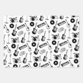 音楽楽器 ラッピングペーパーシート (正面)