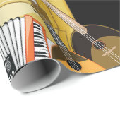 音楽楽器 ラッピングペーパー (ロールコーナー)