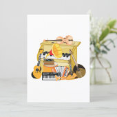 音楽楽器 招待状