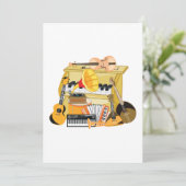 音楽楽器 招待状 (スタンド正面)