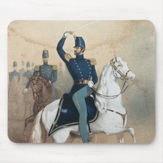 音楽歌シートのカバー マウスパッド (正面)