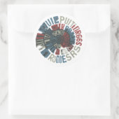 音楽歌詞 ラウンドシール (バッグ)